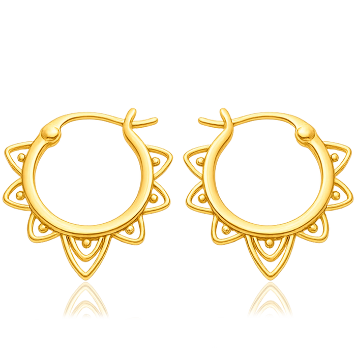 Orecchini Mandala Oro