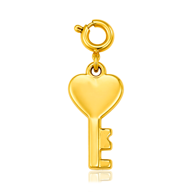 Charm Love Key Oro
