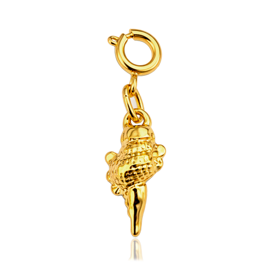 Charm Mini Caracola Marina Oro