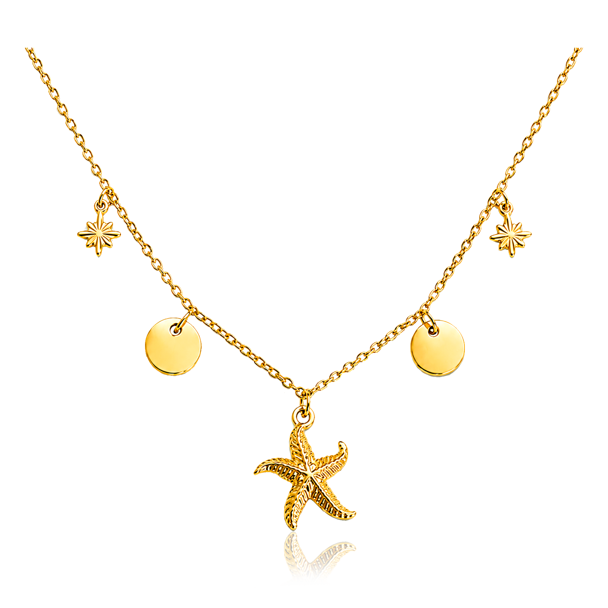 Gold Sun Necklace