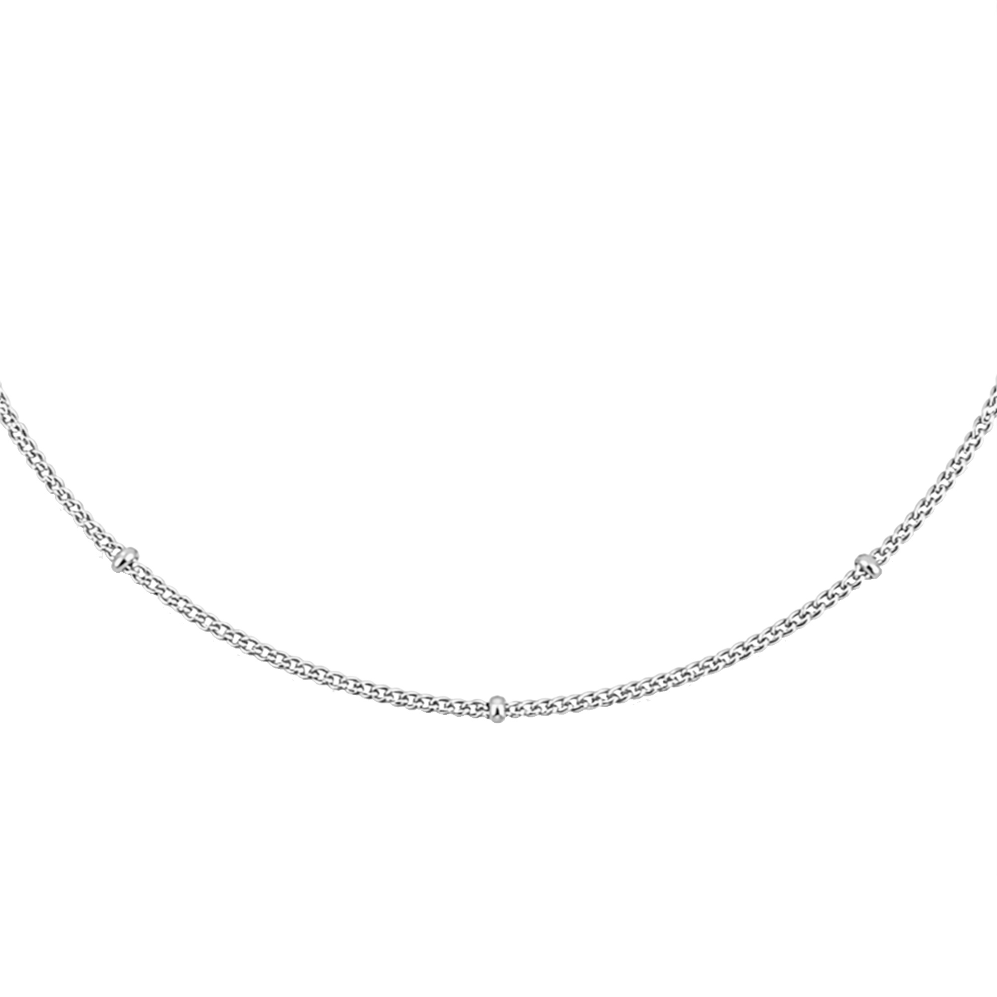 Collar Mini Bolitas Plata