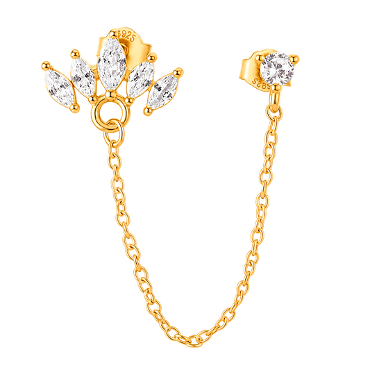 Orecchino Nivara Catenina Oro