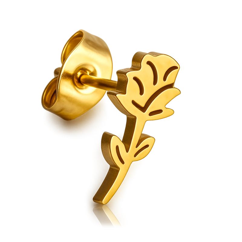 Pendiente Rosa Oro