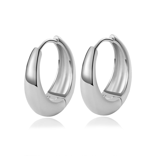 Aros Sahara Plata - 10mm o 6mm