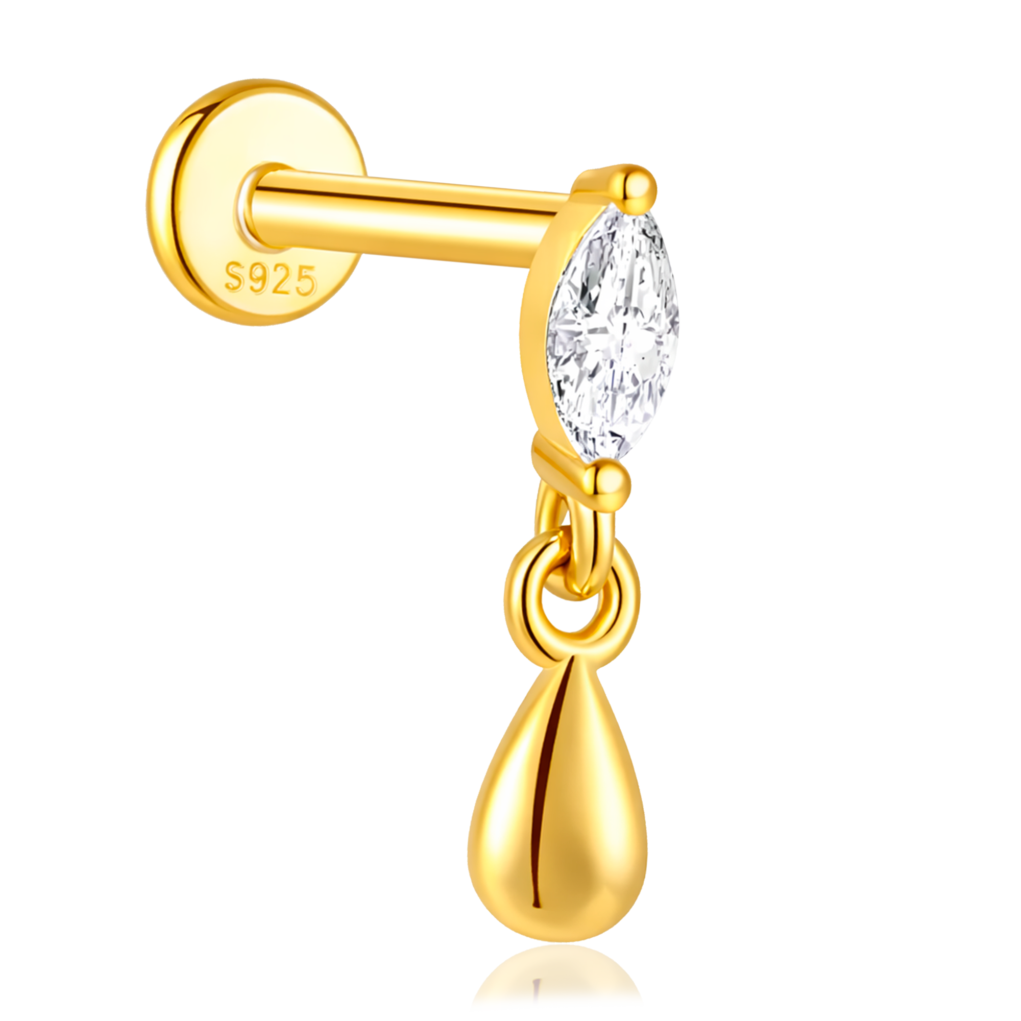 Pendiente Nura Oro