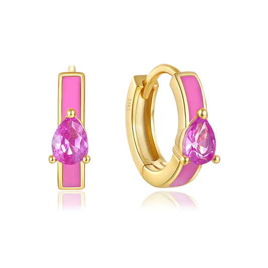 Orecchini Mini Goccia Oro Rosa