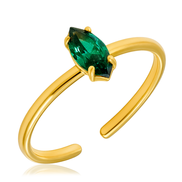 Anello Deyn Green Oro