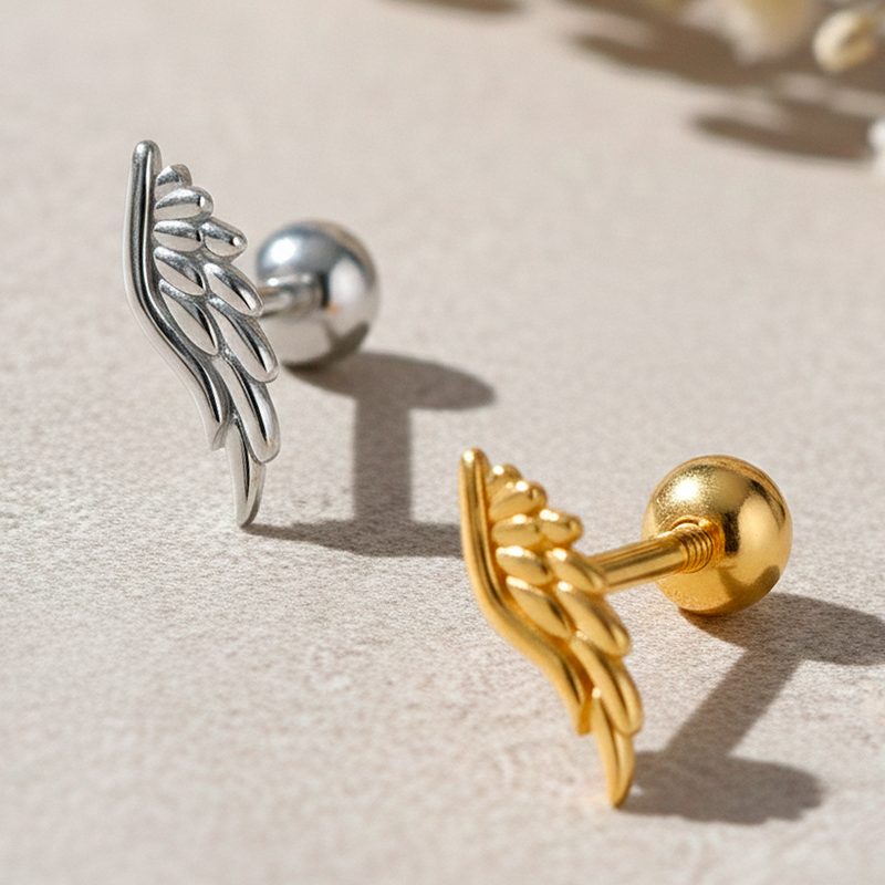 Hermes Gold Earring