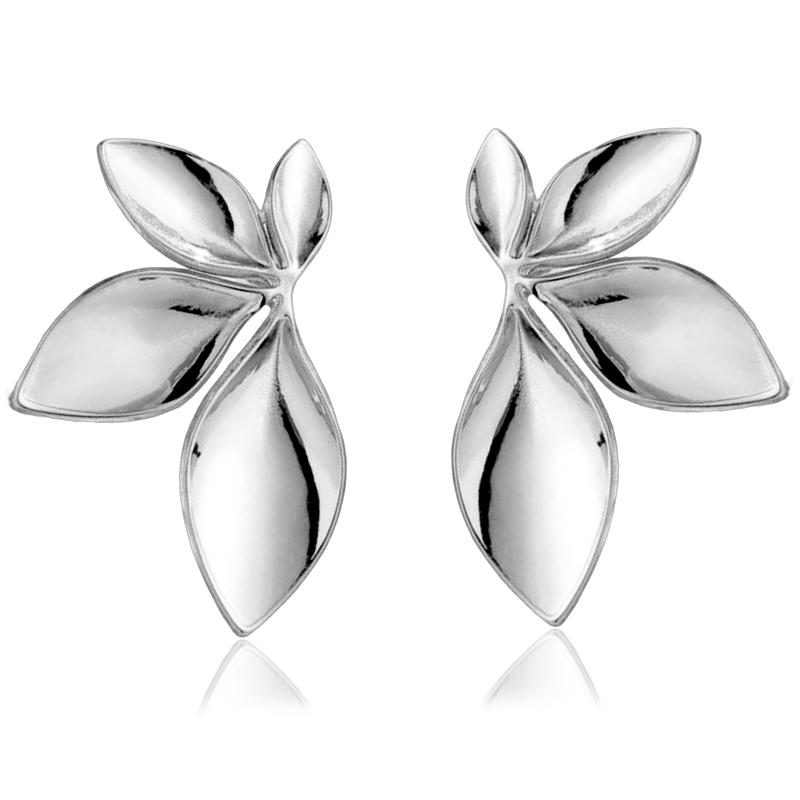 Orecchini giglio in argento