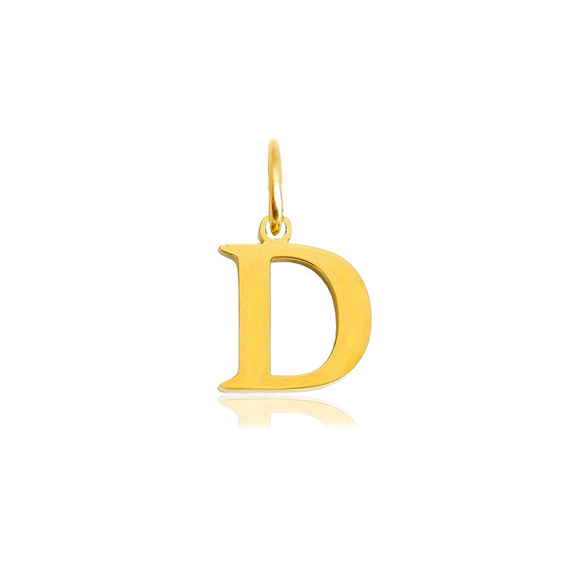 Charm Inicial Elegante Oro