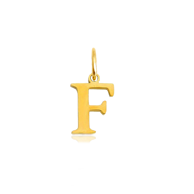 Charm Inicial Elegante Oro