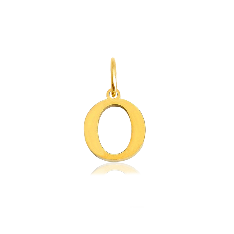 Charm Inicial Elegante Oro
