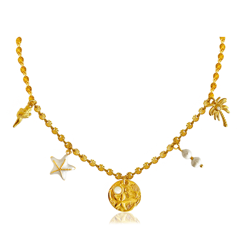 Gold Sun Necklace