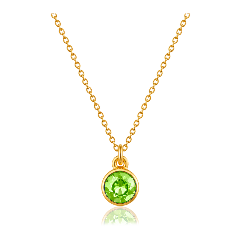 Collana Light Green Dot Oro