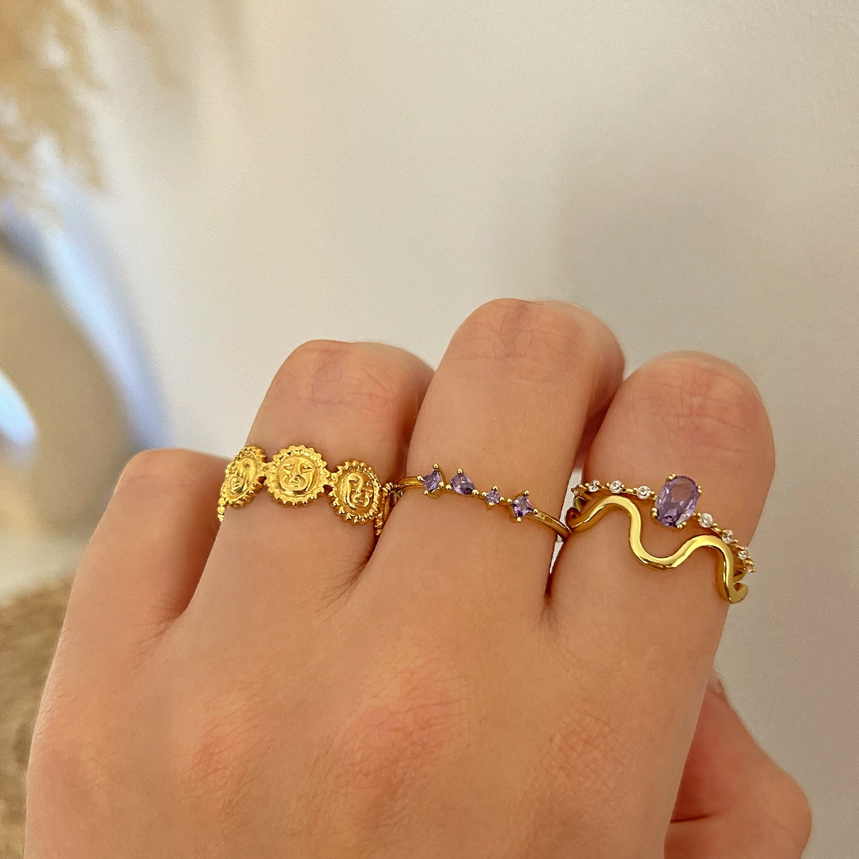 Anello Zuri Lilla Oro