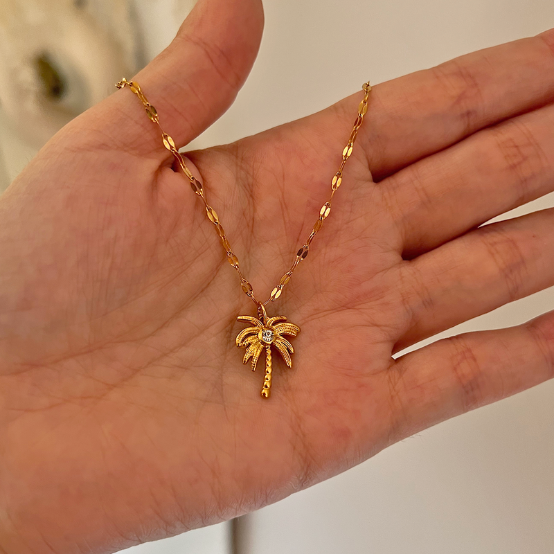 Collana Palma Brillante Oro