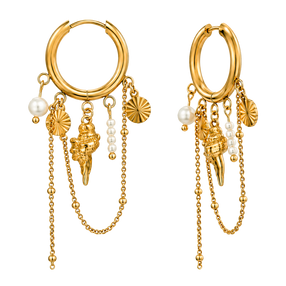 Aros Marielle Charms Oro