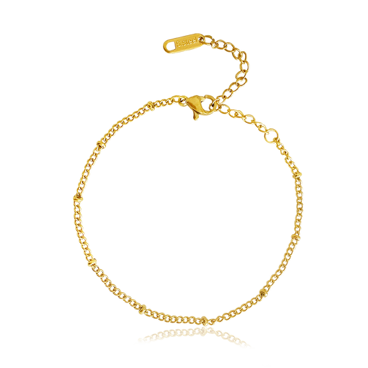 Pulsera Mini Bolitas Oro