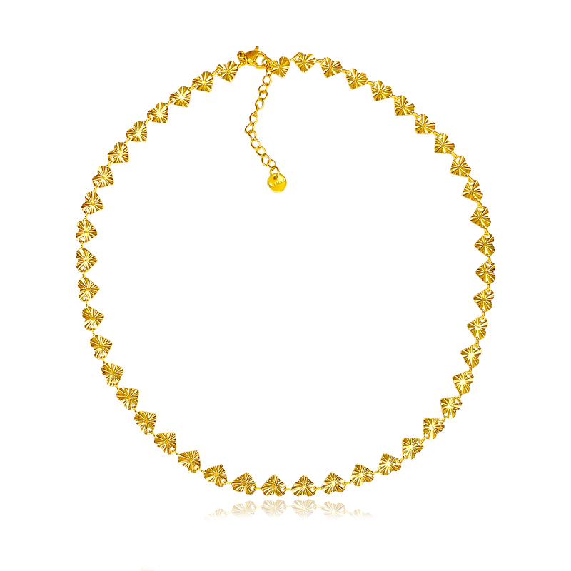 Choker Mini Cuori Oro