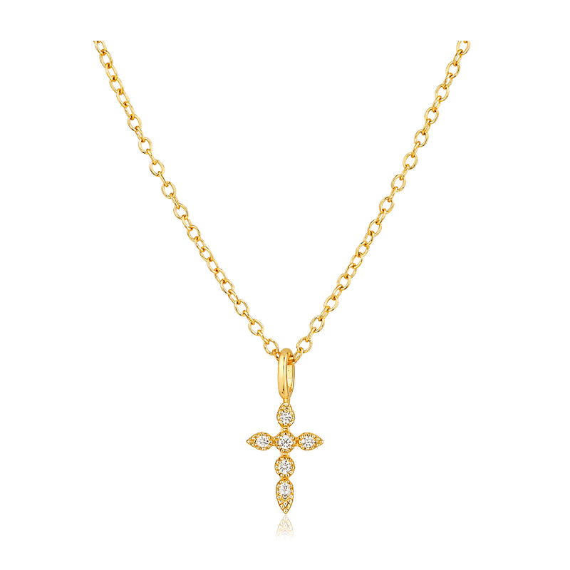 Collana Luna e Stella Oro