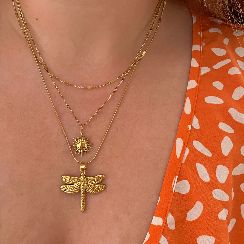 Collana Libellula Oro