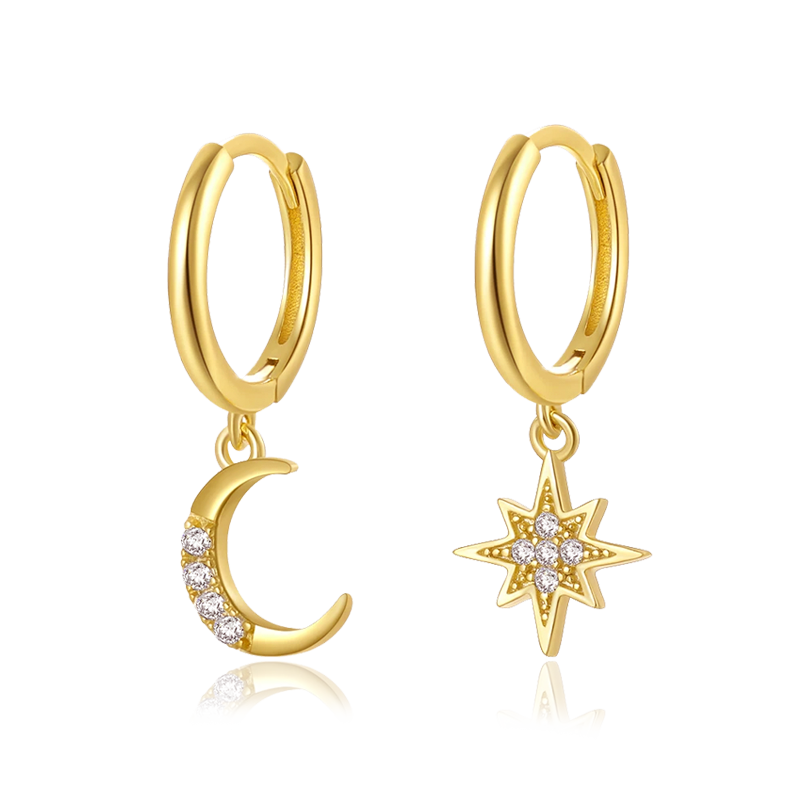 Orecchini a cerchio Mystic Oro