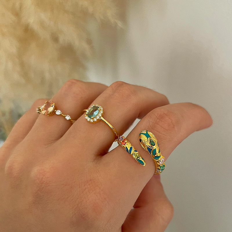 Anello Colorful Nagira Oro