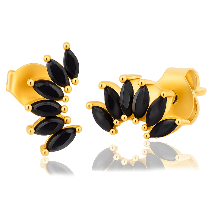 Orecchini pendenti Tabita Black