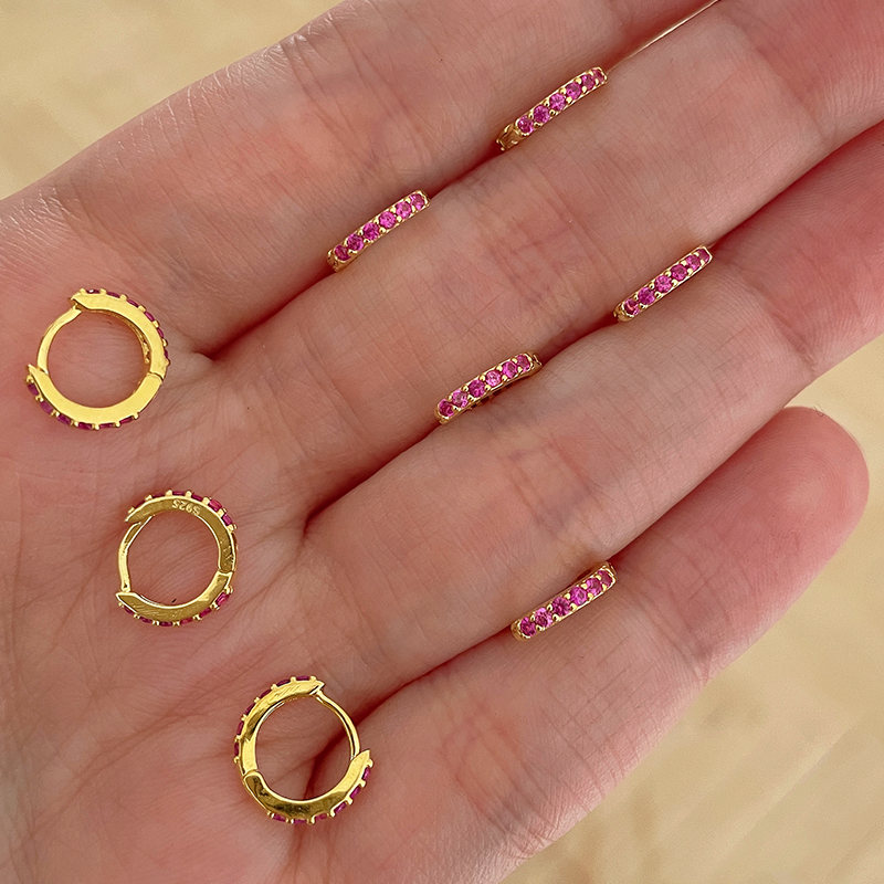 Cerchio Mini Oro Rosa - 7 mm