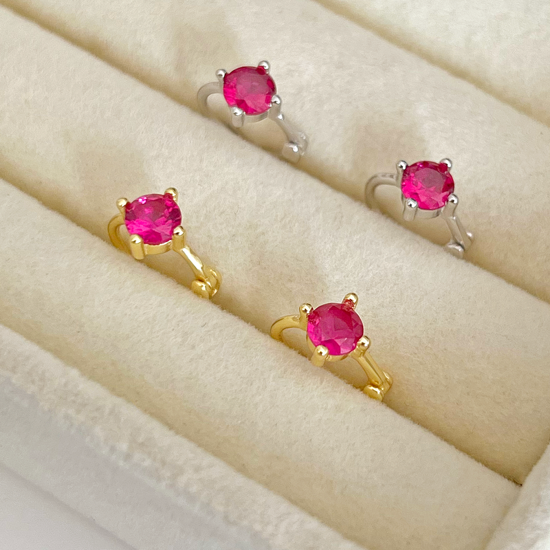 Aro Mini Sirka Rosa Argento