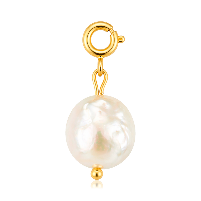 Charm Perla Natural Oro