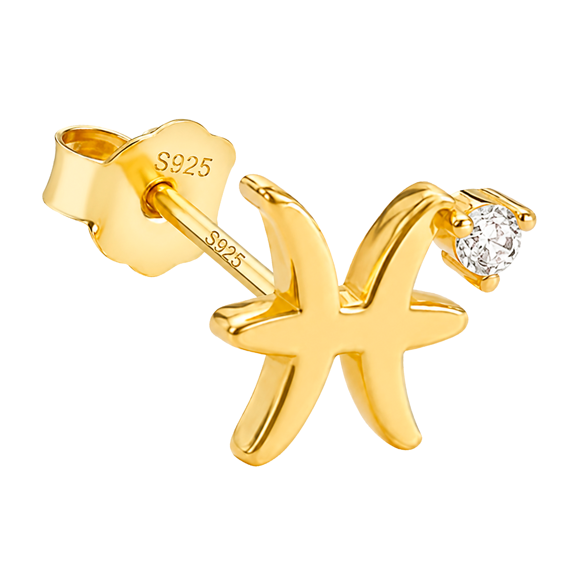 Pendiente Mini Zodiaco Oro