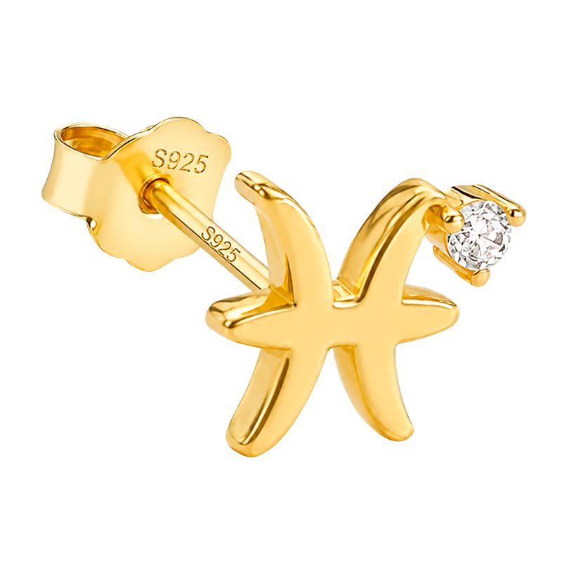 Orecchino Mini Zodiaco Oro