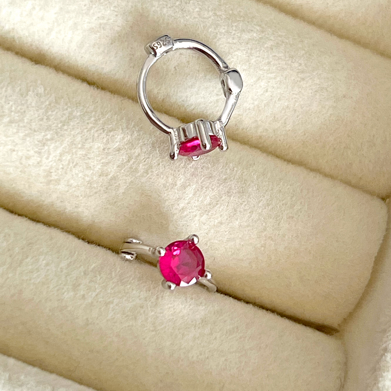 Aro Mini Sirka Rosa Argento