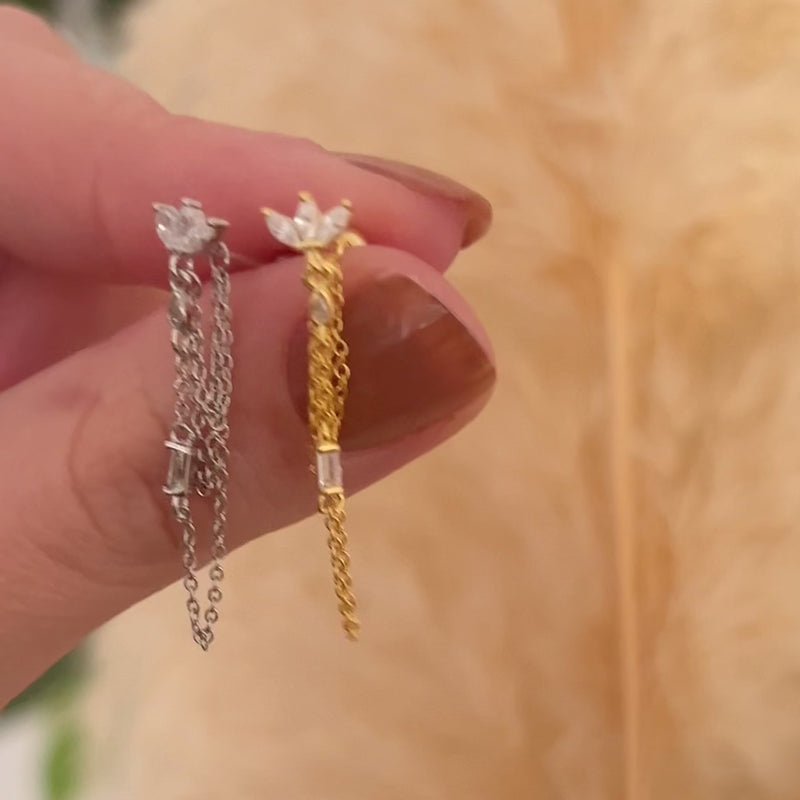 Orecchini Jasmine Argento