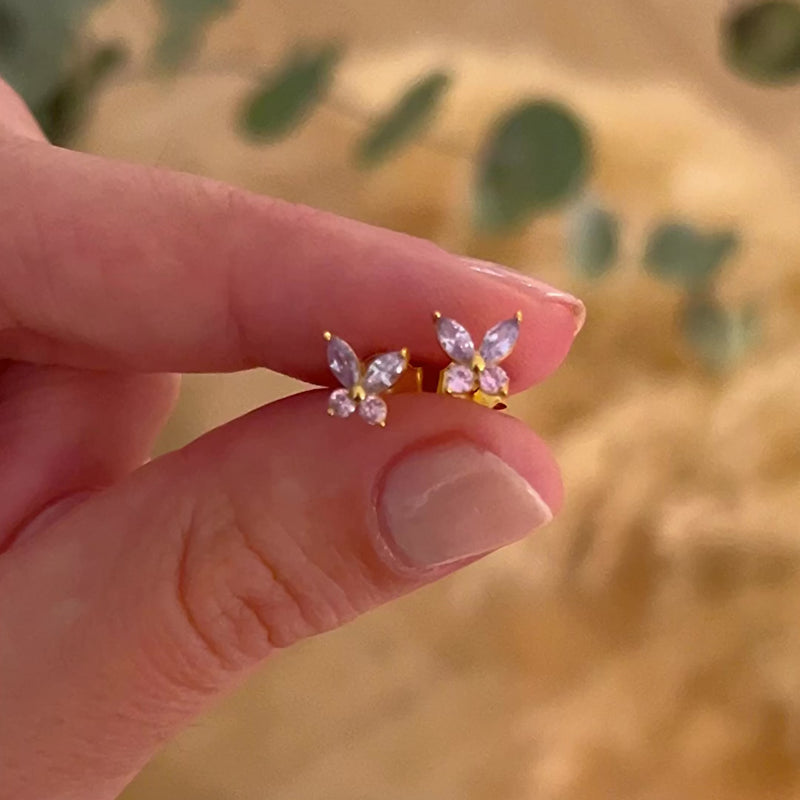Stary Gold Earrings