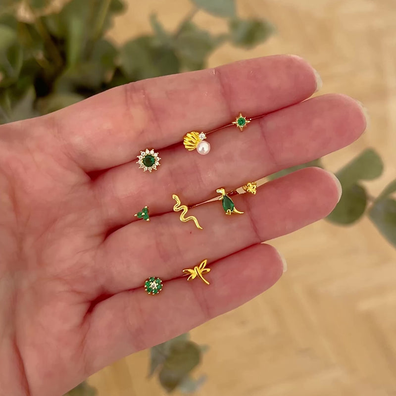 Gold Opal Stella Earring