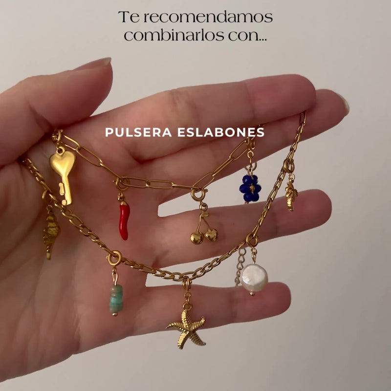 Charm Margherita Bianca Oro