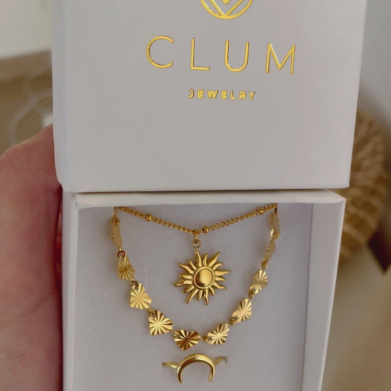 Gold Sun Necklace