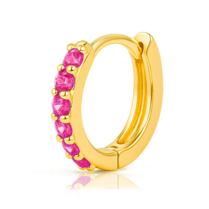 Cerchio Mini Oro Rosa - 7 mm