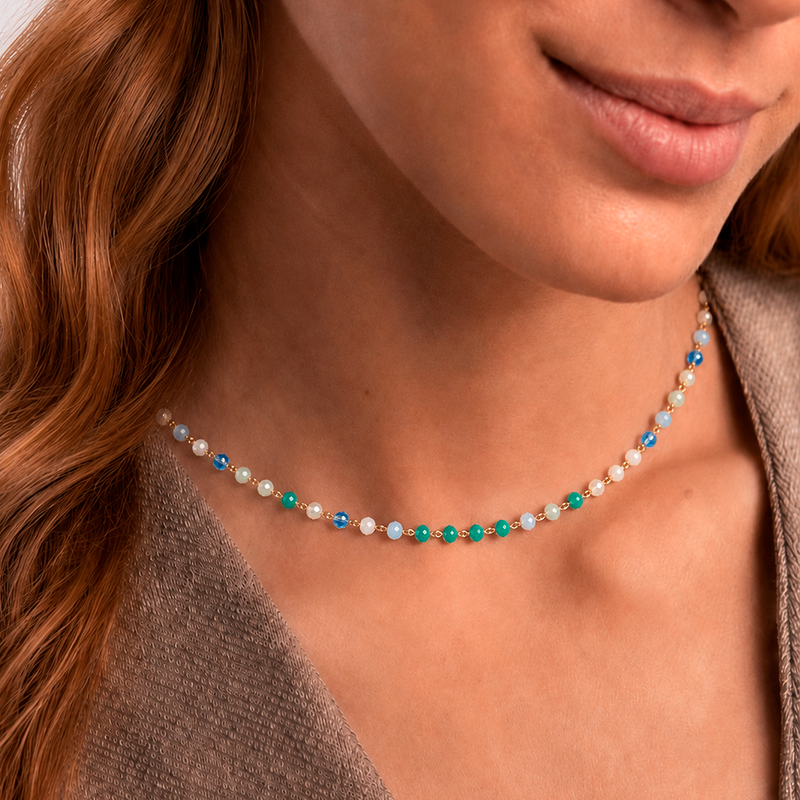 Choker Perline Mermaid Oro