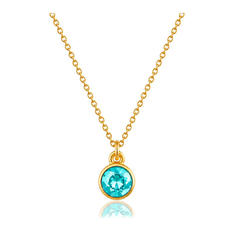 Collar Turquesa Dot Oro