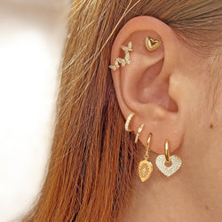 Aros Minis White Oro - 7mm