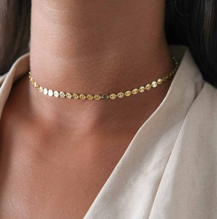 Choker Coins Gold 