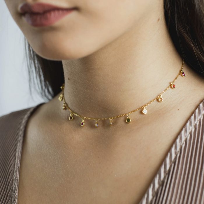 Rainbow Gold Necklace 