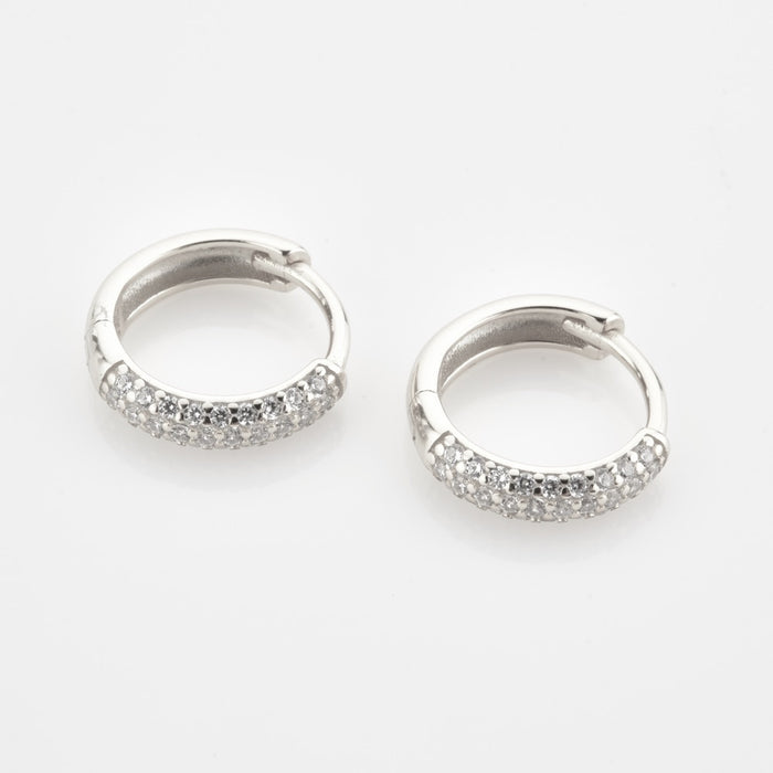 Orecchini New Meiga Bianco Argento - 6/8/10mm