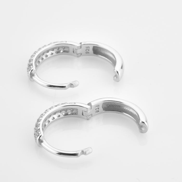 Orecchini New Meiga Bianco Argento - 6/8/10mm