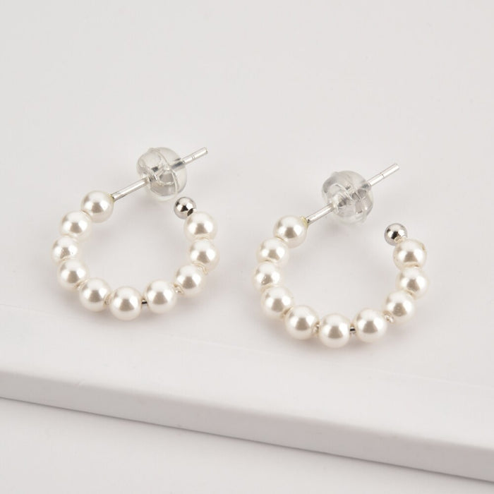 Orecchini multiperla in argento