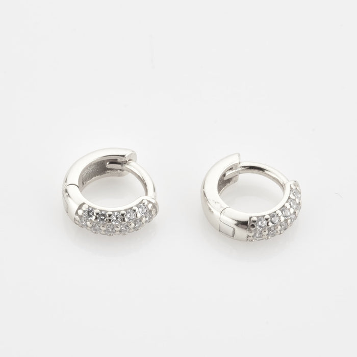 Orecchini New Meiga Bianco Argento - 6/8/10mm