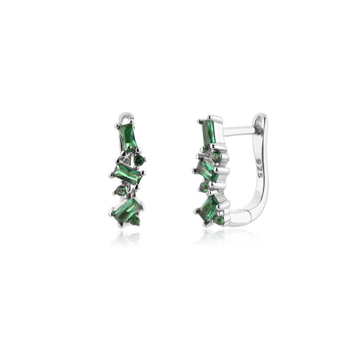 Orecchini Hanwi Verde Argento